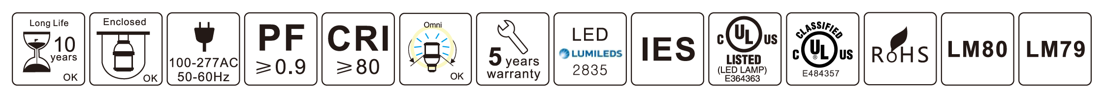HRLITE LED-Retrofit Leuchtmittel CLC CCT 3G